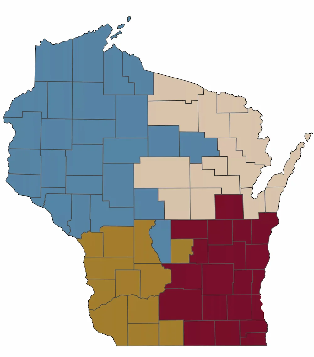 Map of the state